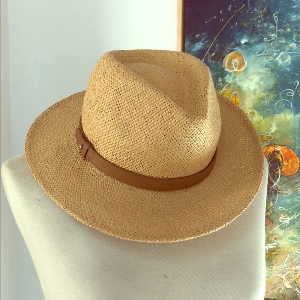 Straw boater hat